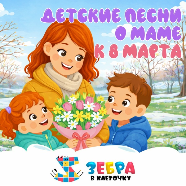 Зебра в клеточку - Цветы для мамы