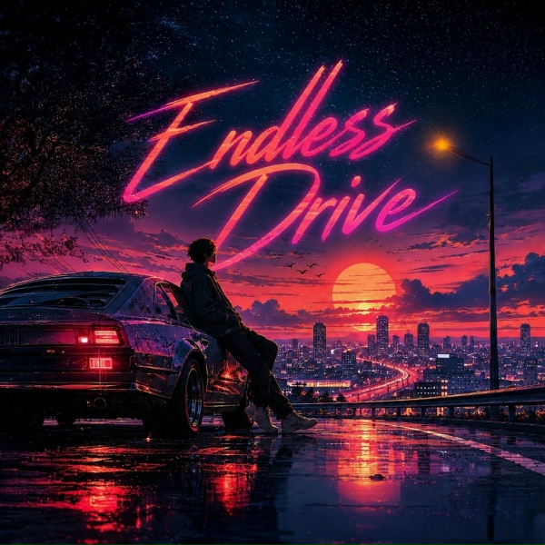 ChillHop Beats - Neon Rain Drive