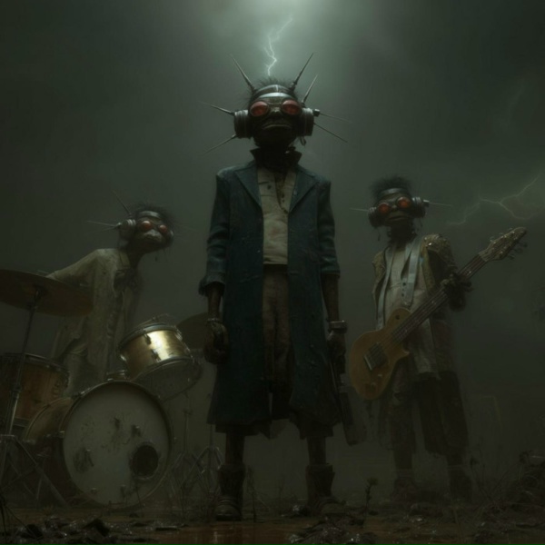 promptgenix - Ghosts in the Neon Swamp