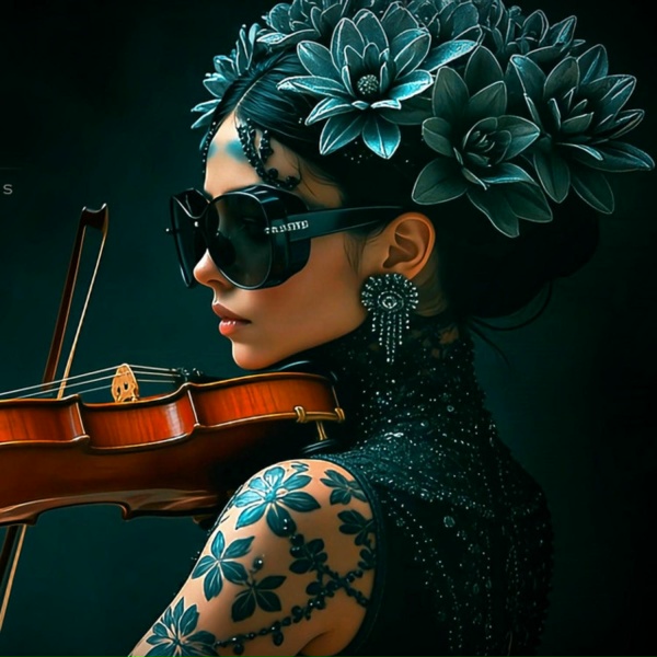 Deep Violin Vibes - Moonflower