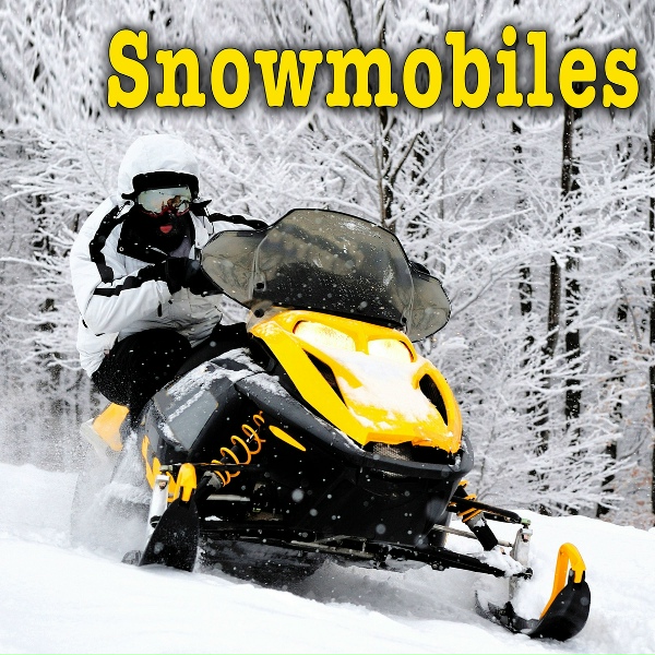 Sound Ideas - Pull Start 800 Cc Snowmobile Racer Starts, Idles & Shuts off, From Side