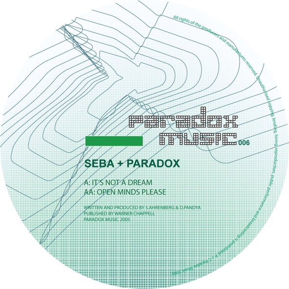 Seba, Paradox - Its Not A Dream