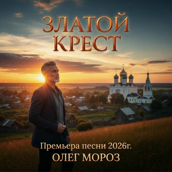 Олег Мороз - ЗЛАТОЙ КРЕСТ Премьера песни 2026г. ОЛЕГ МОРОЗ