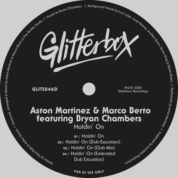 Aston Martinez, Marco Berto feat. Bryan Chambers - Holdin' On (feat. Bryan Chambers)