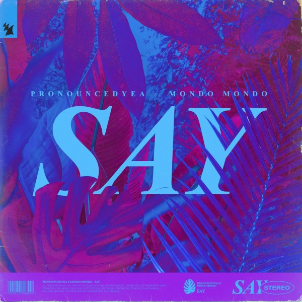 pronouncedyea, Mondo Mondo - Say