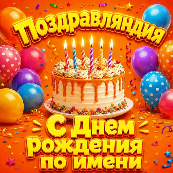 Поздравляндия - Виталий с днем рождения