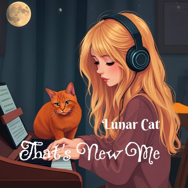 Lunar Cat - Stay Curious
