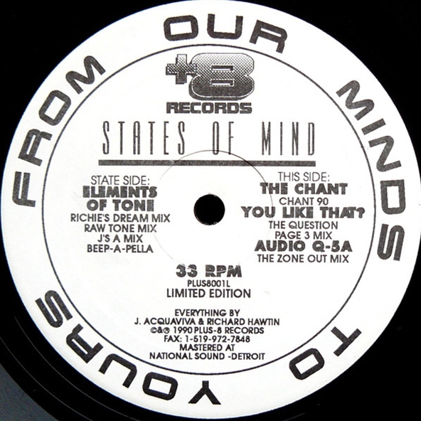States of Mind, Richie Hawtin - Audio Q5A