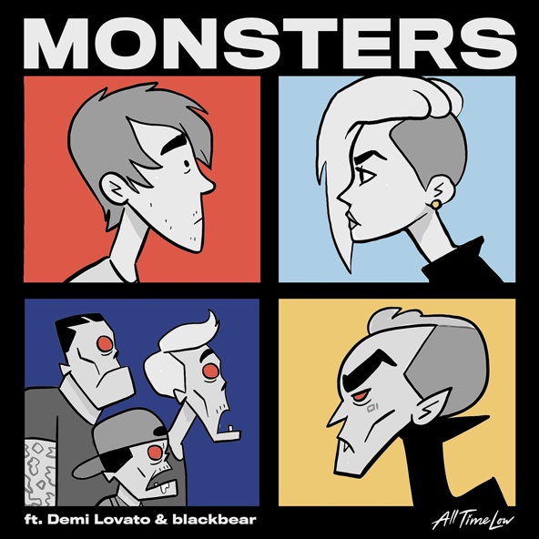 All Time Low feat. Demi Lovato, blackbear - Monsters (feat. Demi Lovato and blackbear)
