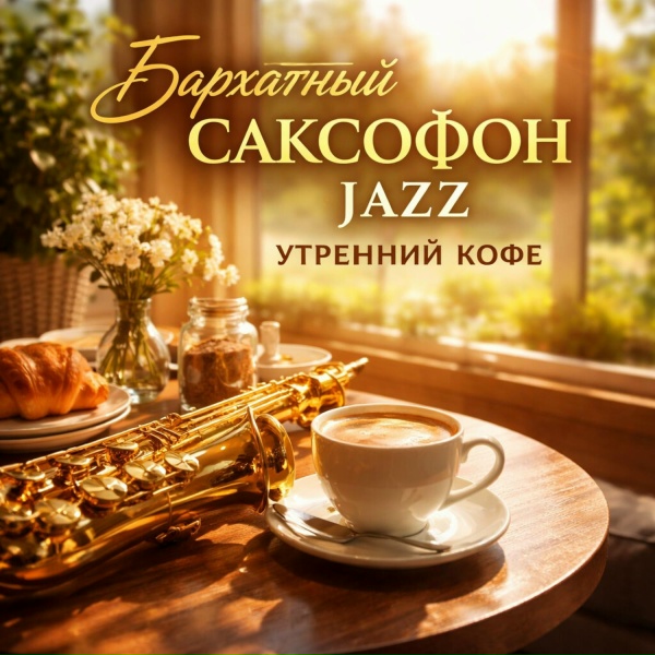Бархатный Саксофон Jazz - Джаз для утра и кофе фон