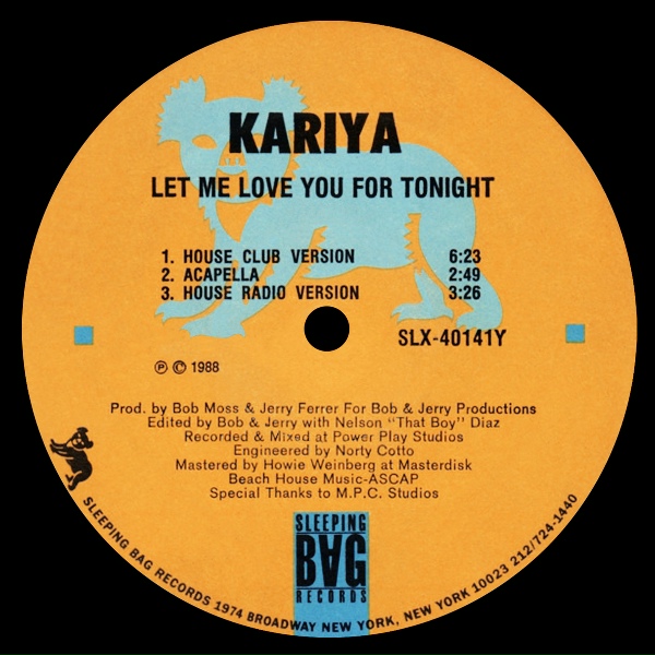 Kariya - Let Me Love You for Tonight