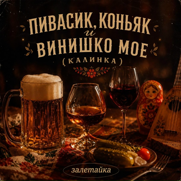 залетайка - Пивасик, коньяк и винишко мое (Калинка)