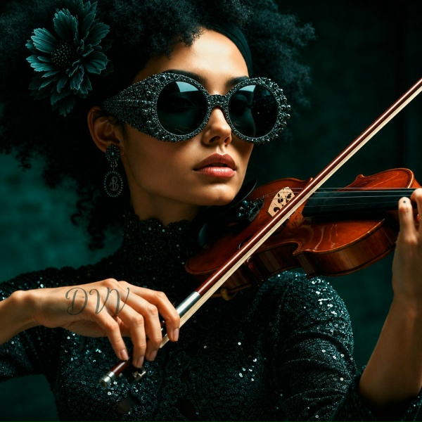 Deep Violin Vibes - Noir